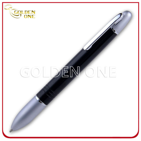 Advertising Promotional Click Ball Pen with Rubber Handle
