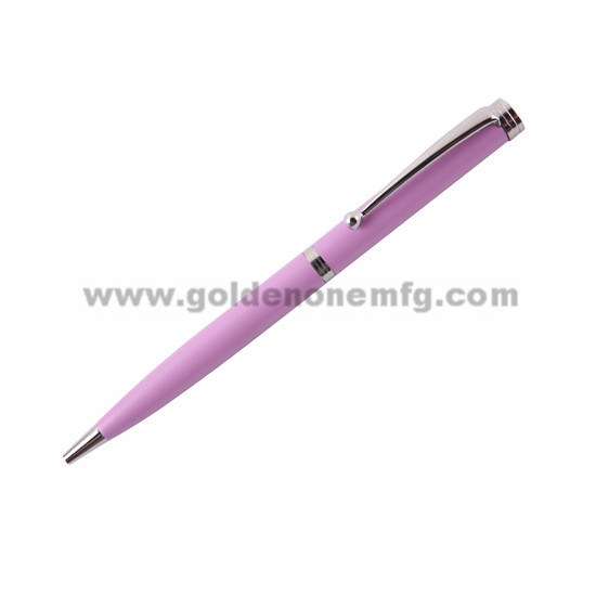 Fancy Style Gift Telescoping Metal Pen with Laser Light