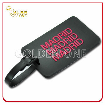 Promotion Gift Embossed Soft PVC Label Luggage Tag