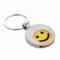 Promotional Metal Soft Enamel Trolley Coin Keyring