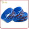 1 Inch Custom Ink Filled Silicone Wristband