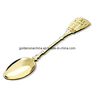 Customized Gold Plated Metal Souvenir with Spoon Gifts