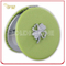 New Design Custom Printed Leather Pocket Mirror with Glitter
