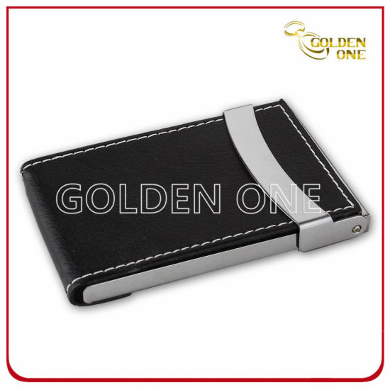 Factory Supply Genuine Leather Business Card Holder