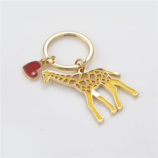 Custom Colorful Hard Enamel Souvenir Gift Metal Key Ring