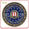 Custom Gold Plated & Sandblasted Finish Military Army Coin