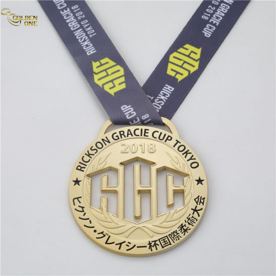 Souvenir Gift Custom Gold Metal Judo Award Medal