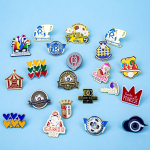 All-in-One Custom Lapel Pin Solution, Multi-Theme Badge for Events, Brands, Gaming & Seasonal Promotions with Dual Enamel Options