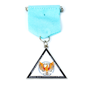 Diplomatic Service Award Medal with Polished Iron Material and Raised Back Lettering for Ambassadors and International Relations Events