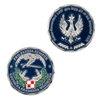 Polish Air Force General Officer Pilot Challenge Coin with Precision Micro-Engraved Stars and Rhodium-Plated Edge, High-Rank Aviation Commemorative for Officer Promotion and Military Diplomatic Giftin