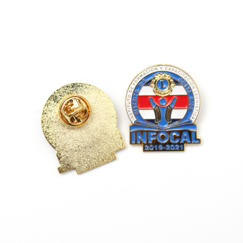 3D Antique Finish Custom Badge with Die Struck Detail, Commemorative Medal for Anniversary Celebration, Zinc Alloy Souvenir Pin with Printed Logo and Gold Plating