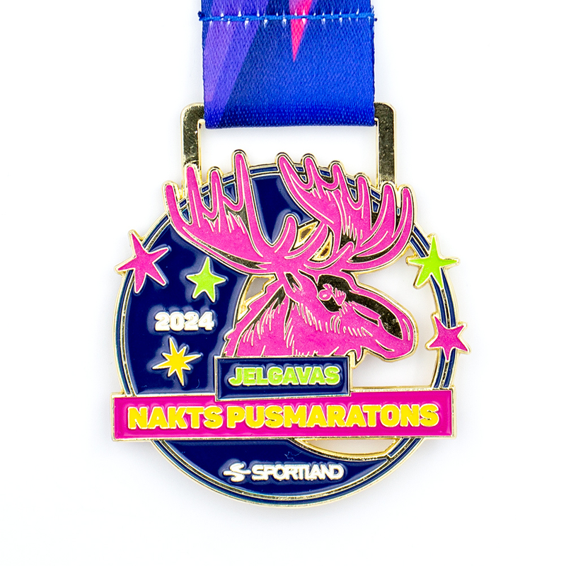 Eco-Friendly Recycled Metal Customizable Charity Event Participation Medals