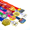 Customized Zinc Alloy Sports Medal with Engraved Logo for Events Awards