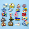 Professional Customised Zinc Alloy Badge All Metal Lapel Pins Brooches Silk Screen Printing Enamelling Custom Metal Maker