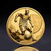 Personalised Zinc Alloy Brass Engraving Souvenir 2D Coin Custom Youth Clubs Football RefereeMetal Crafts Challenge Coins