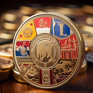 High Quality Custom Commemorative Soccer Coin Collectible Football Keepsake Intricate Relief Art Unique Sports Challenge Coins