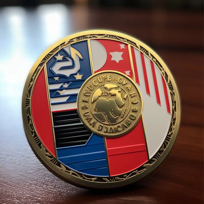 Custom Soccer Theme Coin Anti-Rust Hard Alloy Football Competition Referee Judge Toss Souvenir Coins for Matches Training